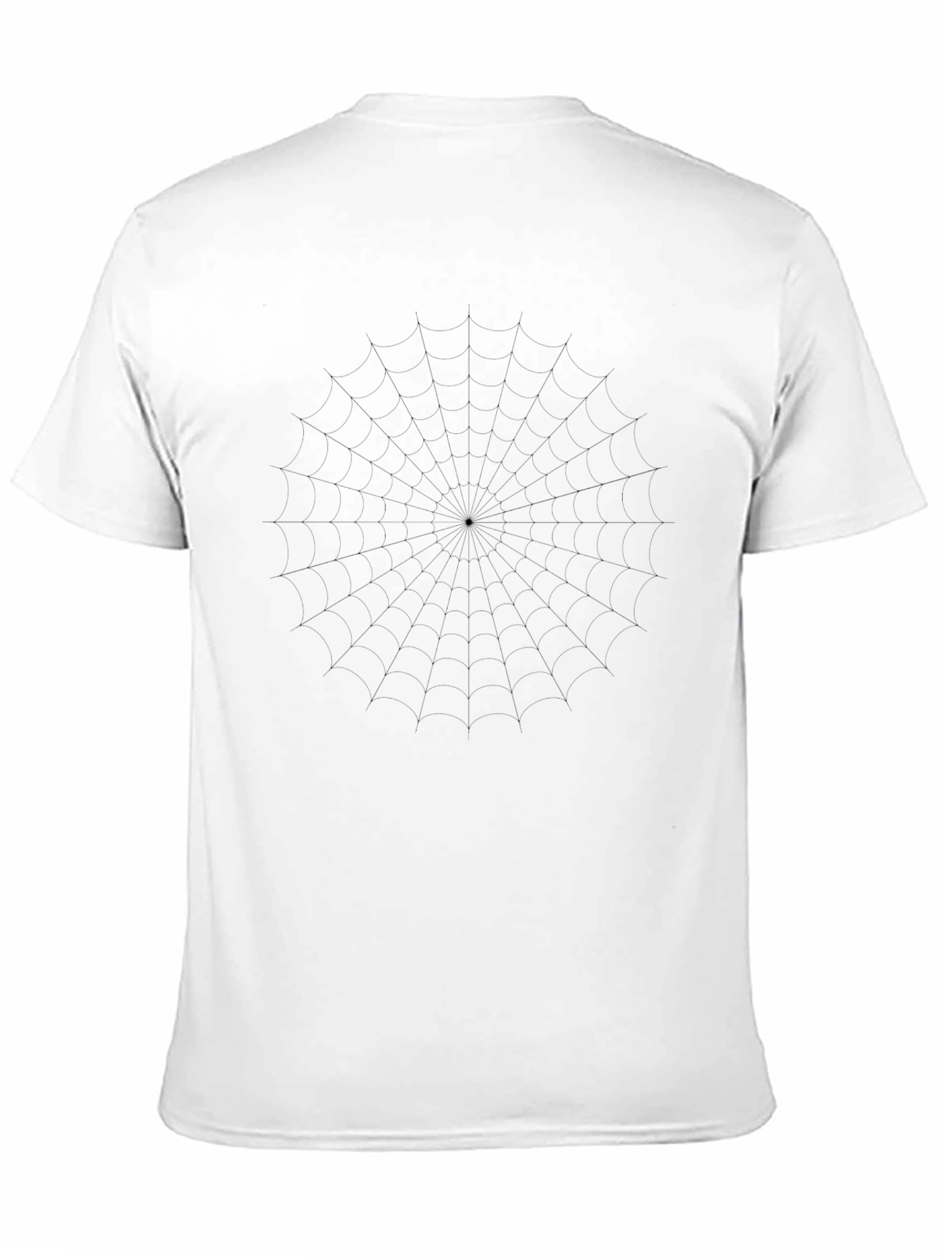 Spider Web Graphic Black T-Shirt
