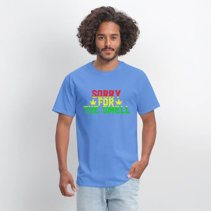 'Sorry for the Smell' Funny Weed Stoner Unisex Tee