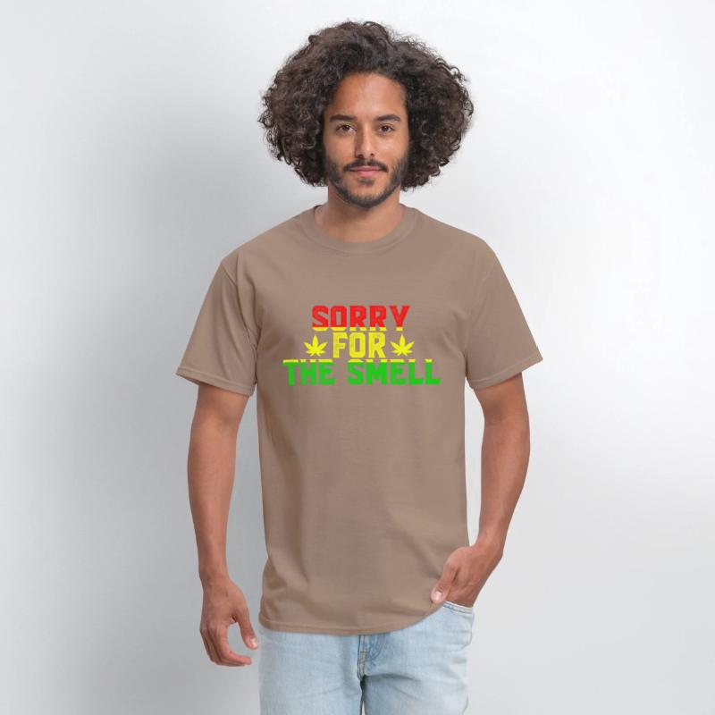 'Sorry for the Smell' Funny Weed Stoner Unisex Tee