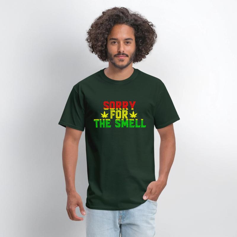 'Sorry for the Smell' Funny Weed Stoner Unisex Tee