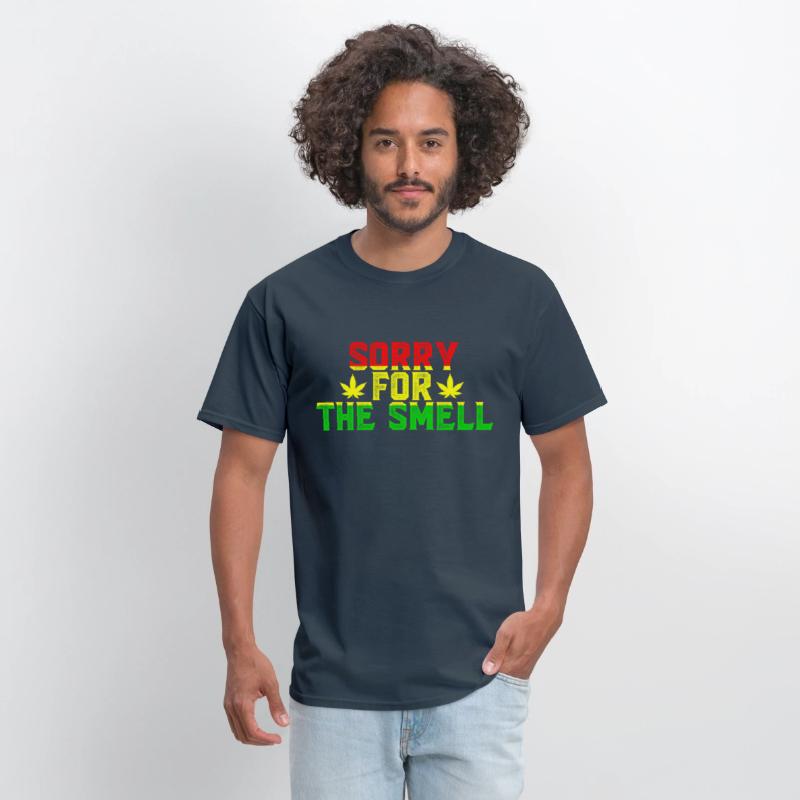 'Sorry for the Smell' Funny Weed Stoner Unisex Tee