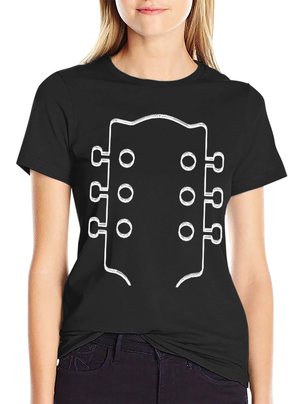 Guitar Headstock Graphic T-Shirt
