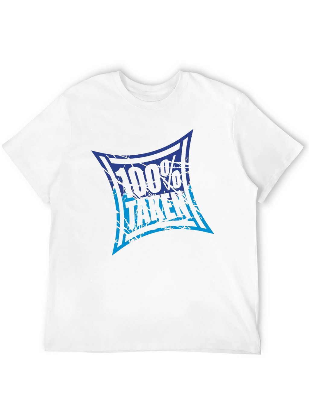 100% Taken Graphic Tee - Black Crew Neck T-Shirt