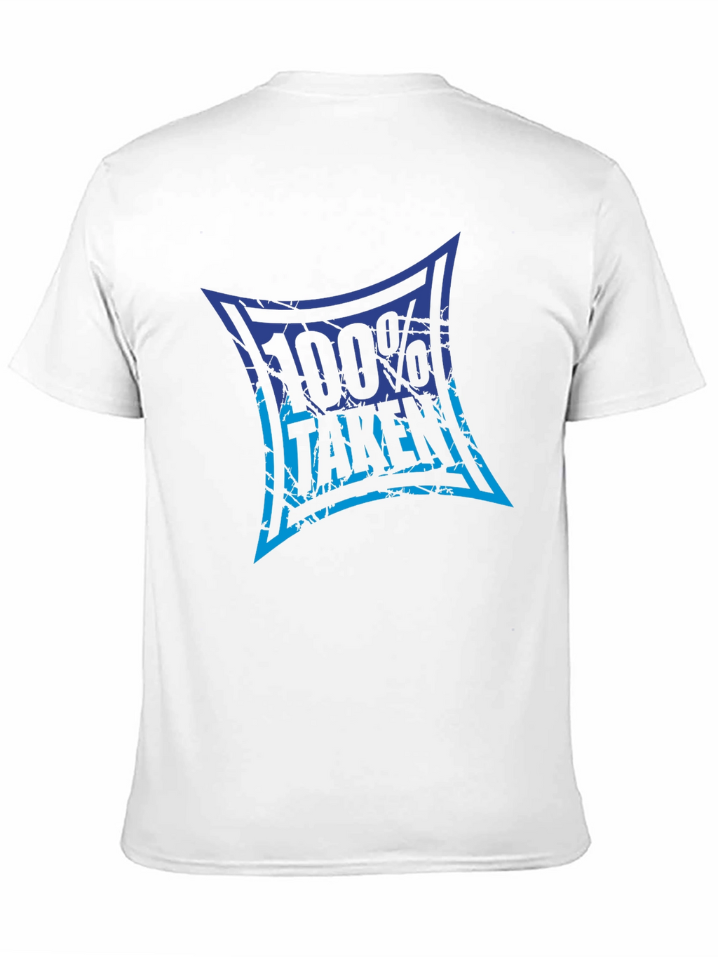 100% Taken Graphic Tee - Black Crew Neck T-Shirt
