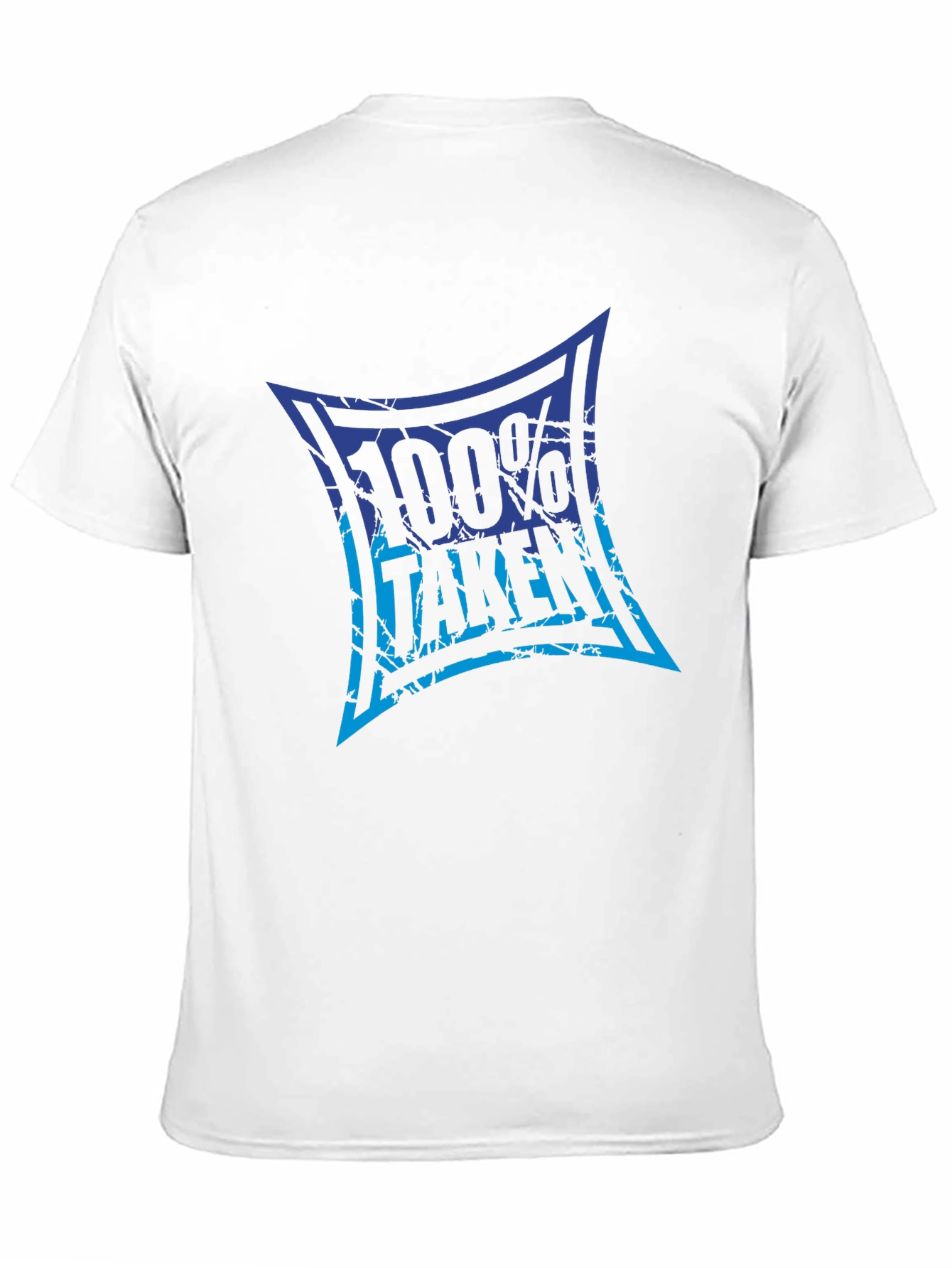 100% Taken Graphic Tee - Black Crew Neck T-Shirt