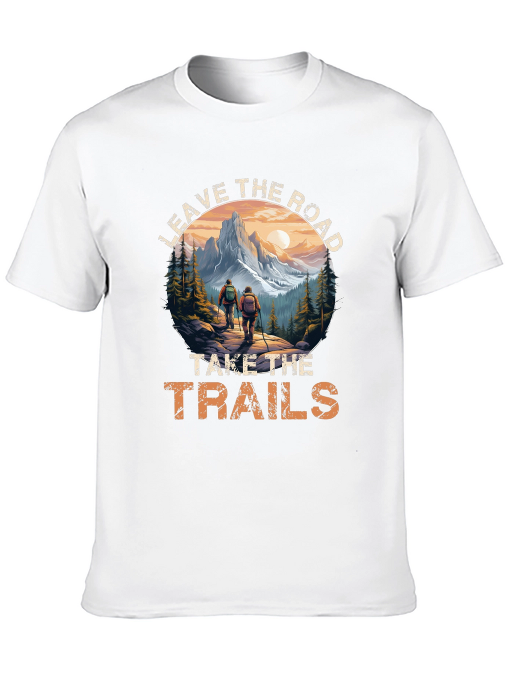 Leave the Road Hiking Tee - Adventure Awaits!