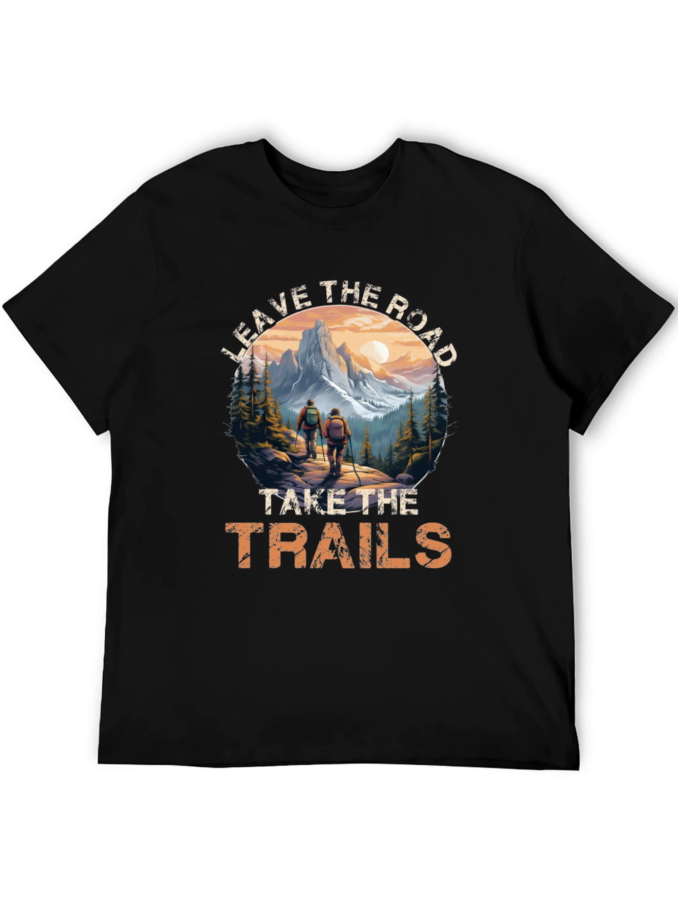 Leave the Road Hiking Tee - Adventure Awaits!