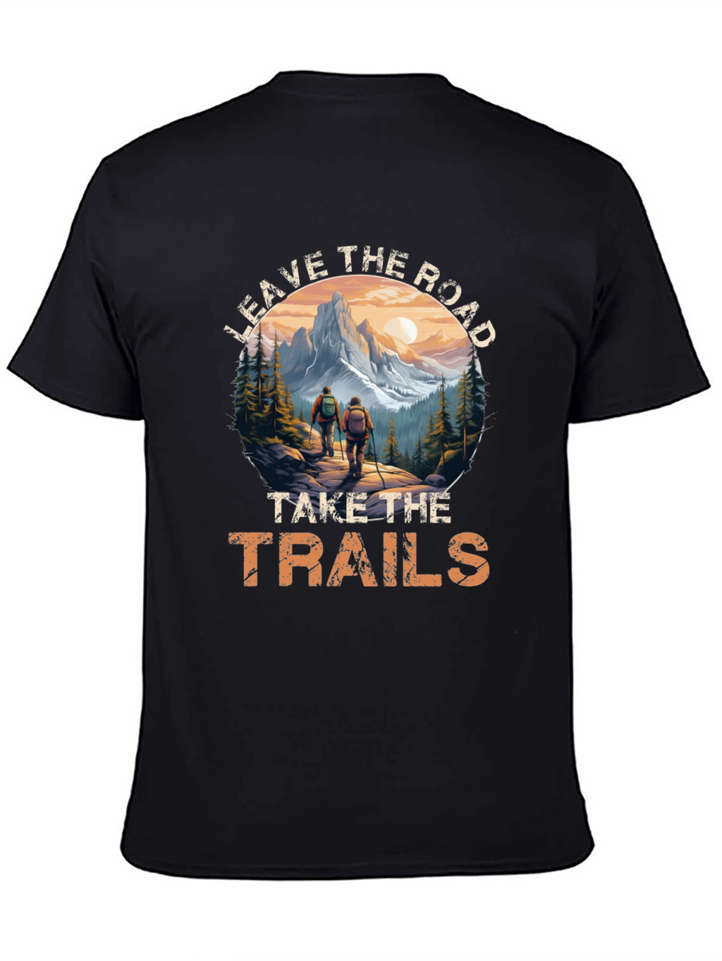 Leave the Road Hiking Tee - Adventure Awaits!