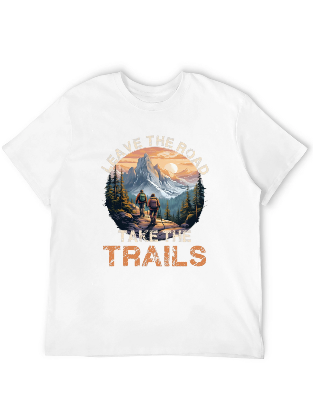 Leave the Road Hiking Tee - Adventure Awaits!