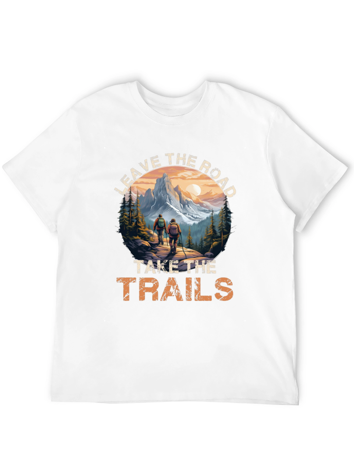 Leave the Road Hiking Tee - Adventure Awaits!