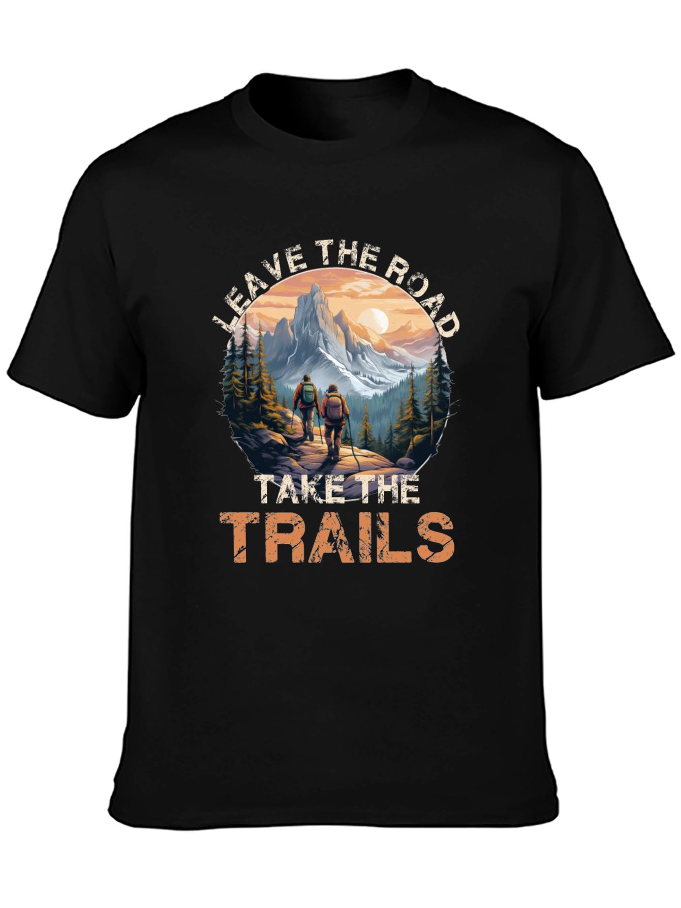 Leave the Road Hiking Tee - Adventure Awaits!