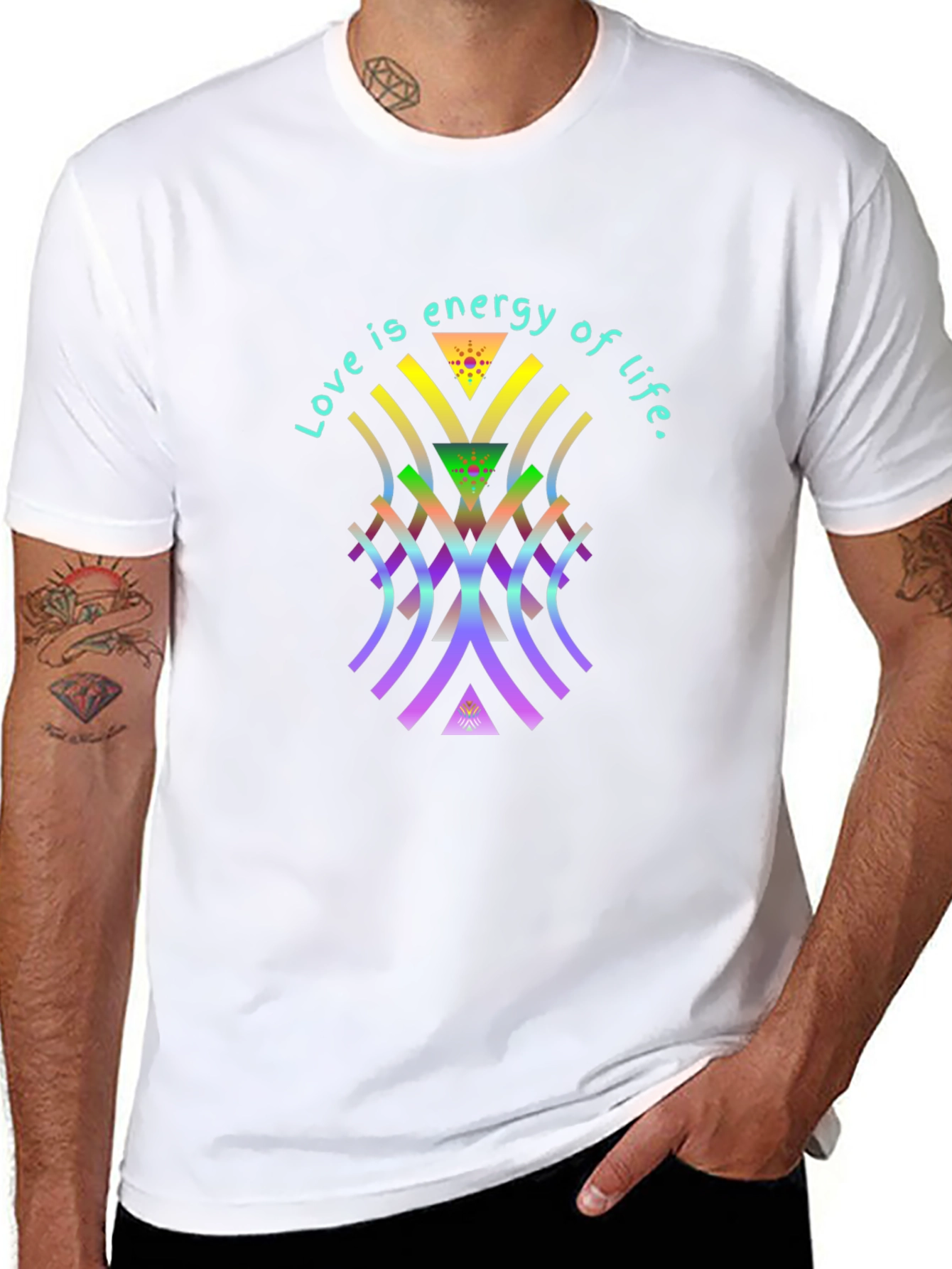 Love is Energy T-Shirt - Abstract Graphic Tee