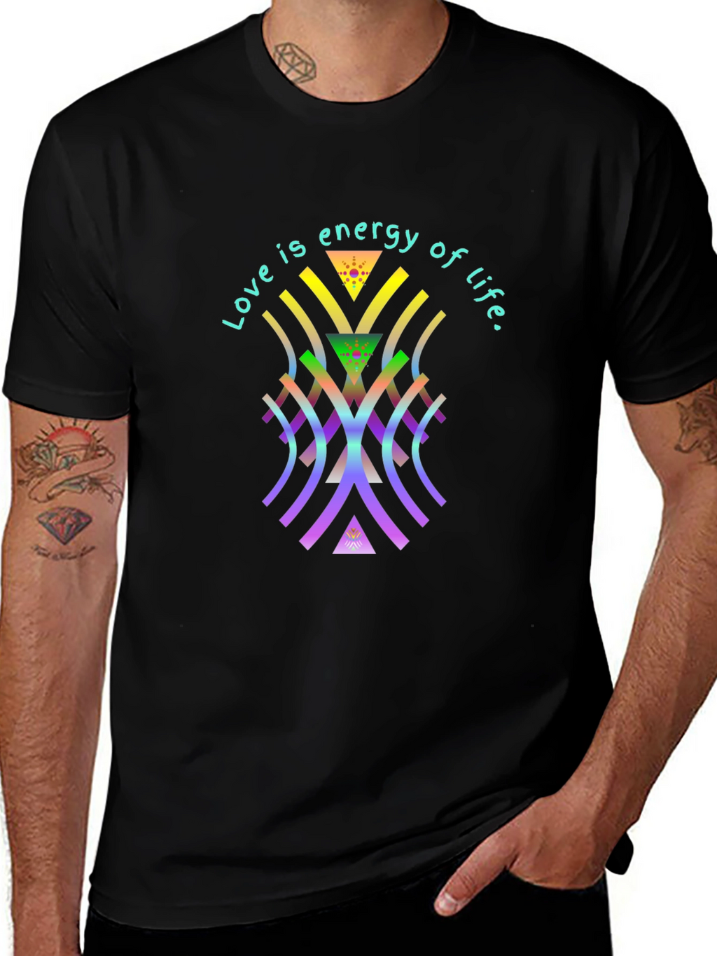 Love is Energy T-Shirt - Abstract Graphic Tee