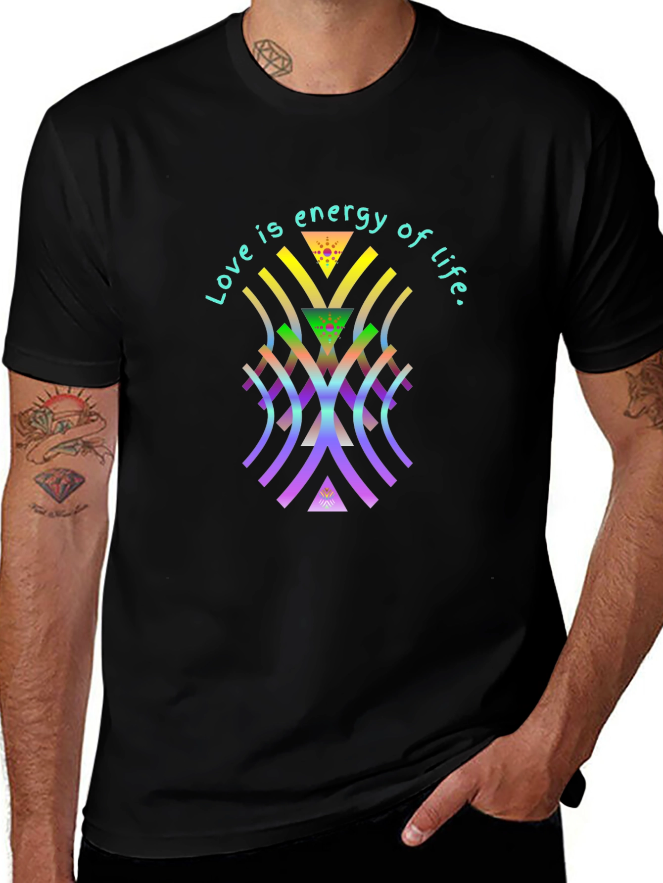 Love is Energy T-Shirt - Abstract Graphic Tee
