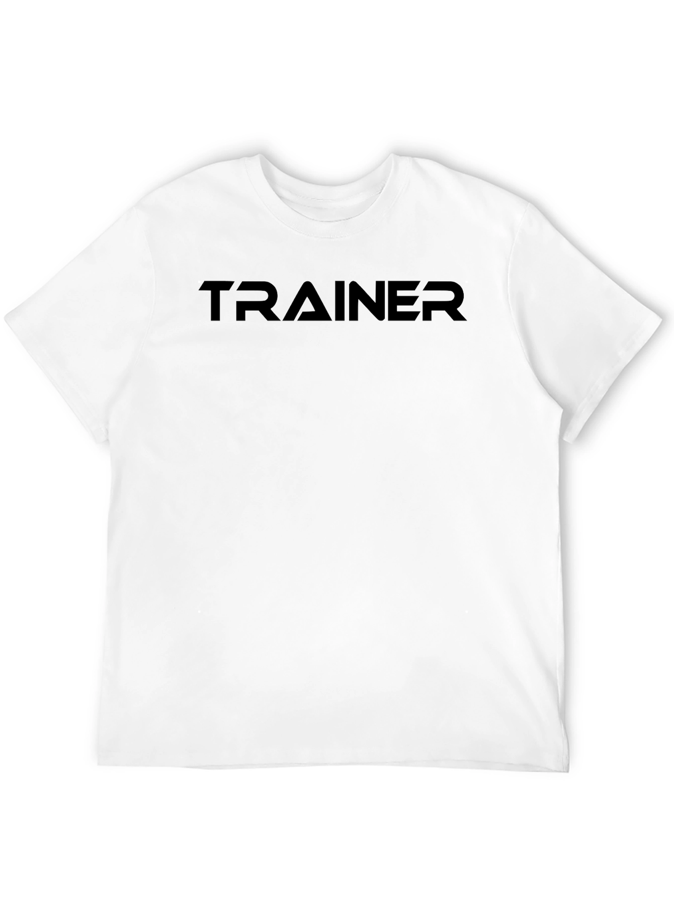 Mens Black TRAINER Graphic T-Shirt