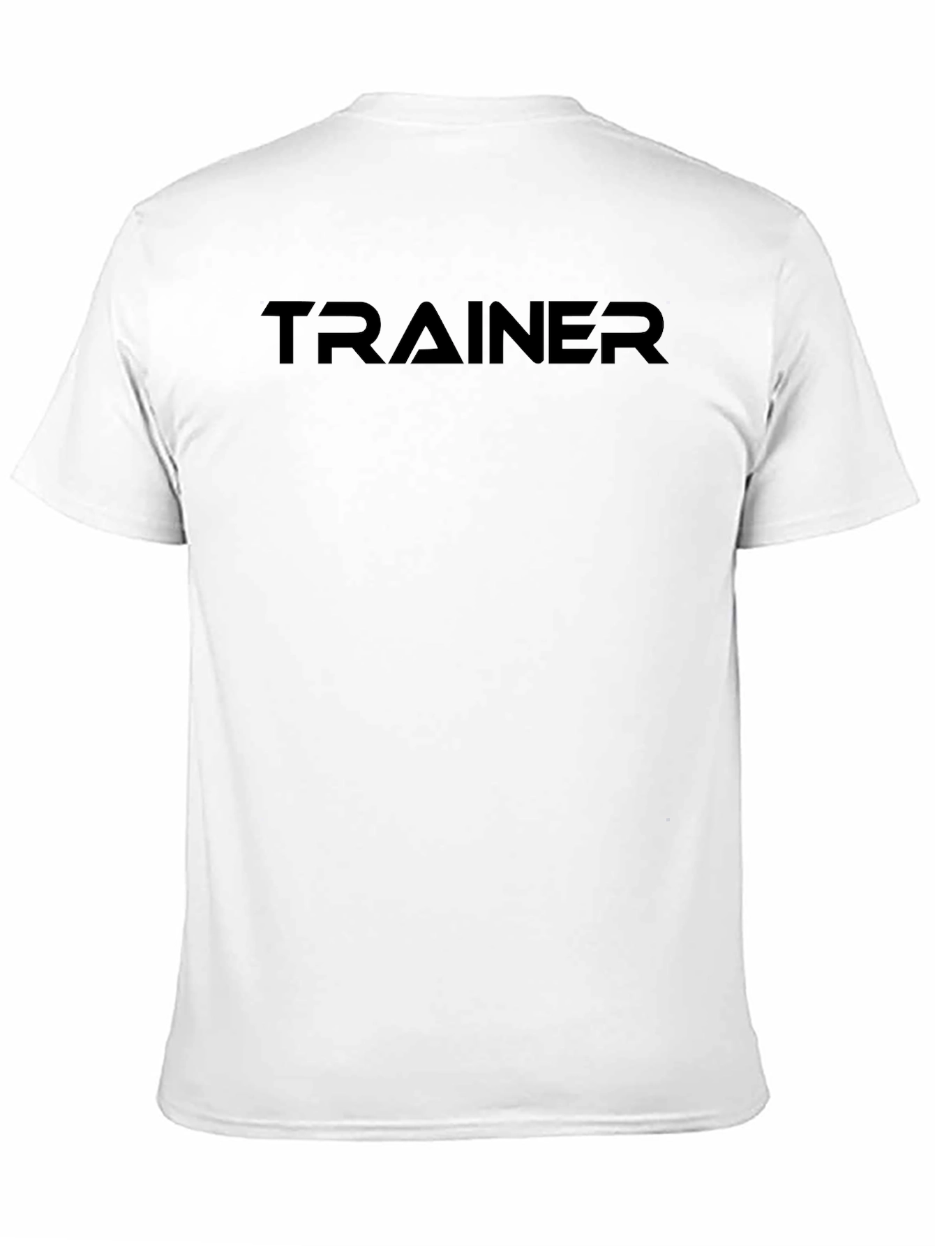 Mens Black TRAINER Graphic T-Shirt
