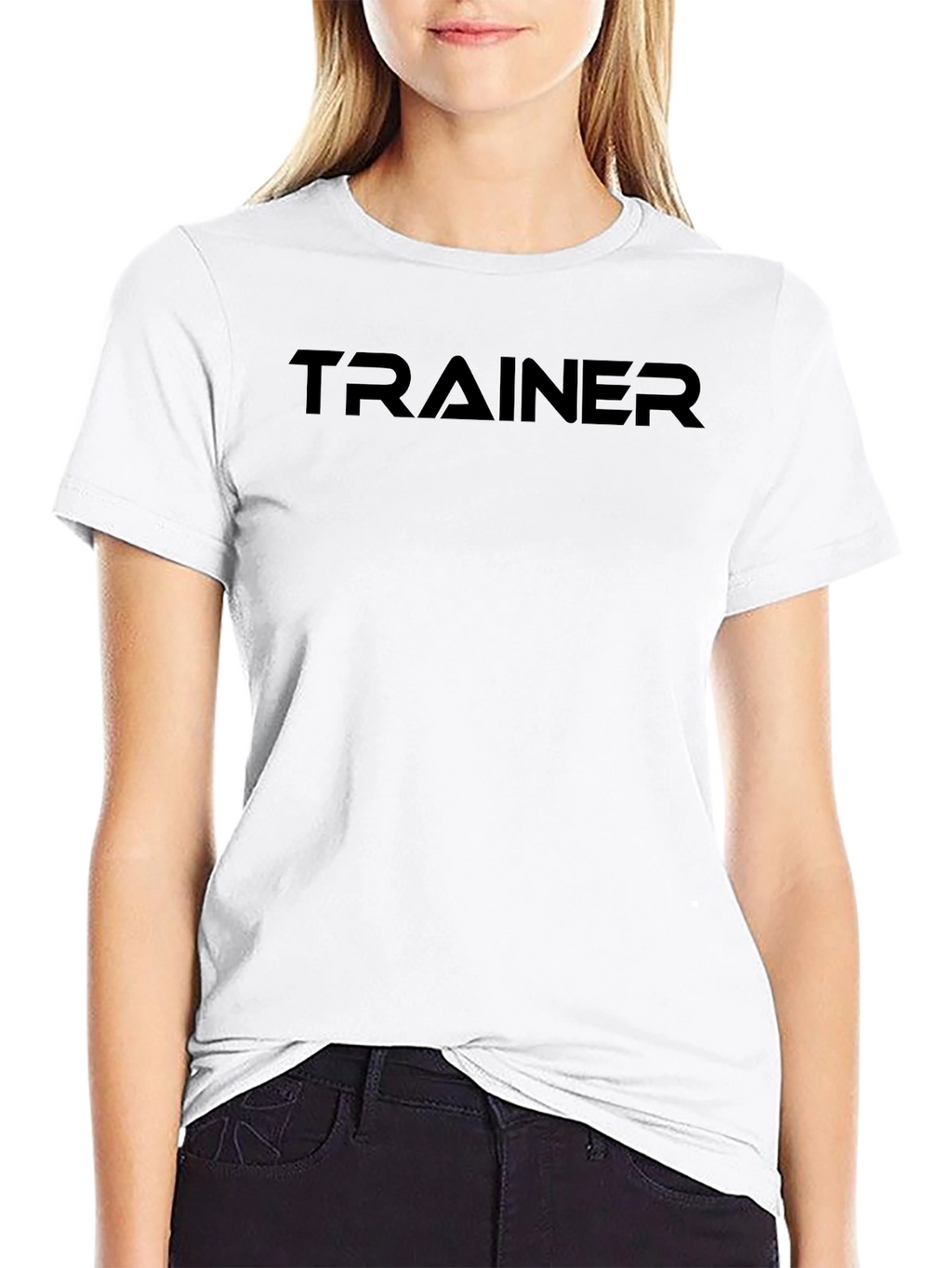 Mens Black TRAINER Graphic T-Shirt