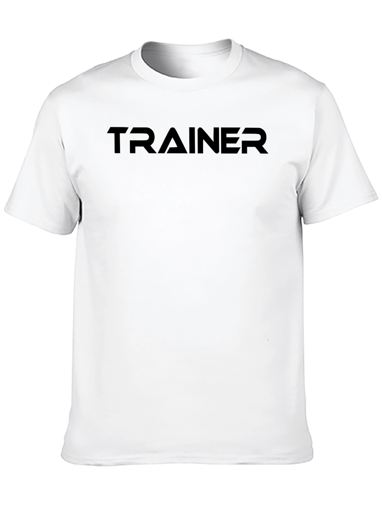 Mens Black TRAINER Graphic T-Shirt