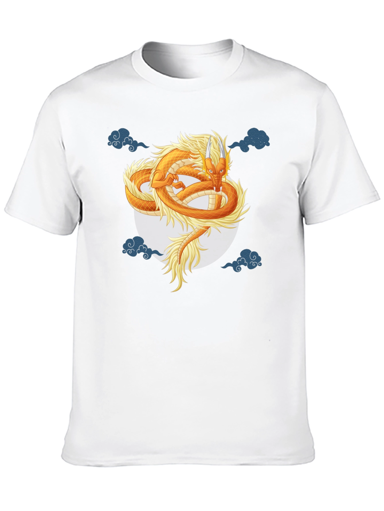 Dragon Graphic Tee - Artistic Asian Inspired Design