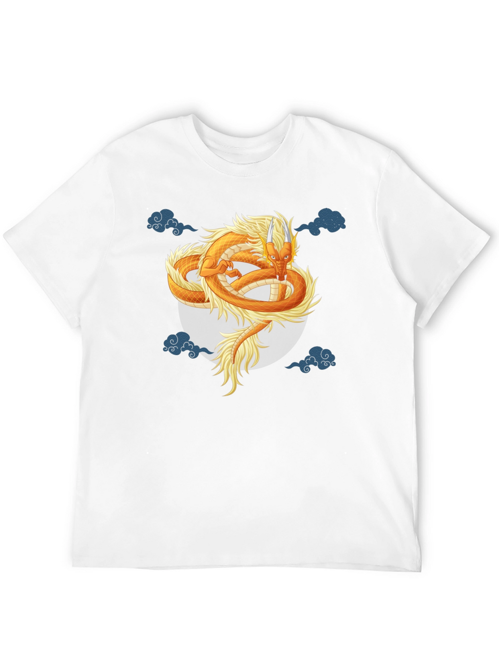 Dragon Graphic Tee - Artistic Asian Inspired Design