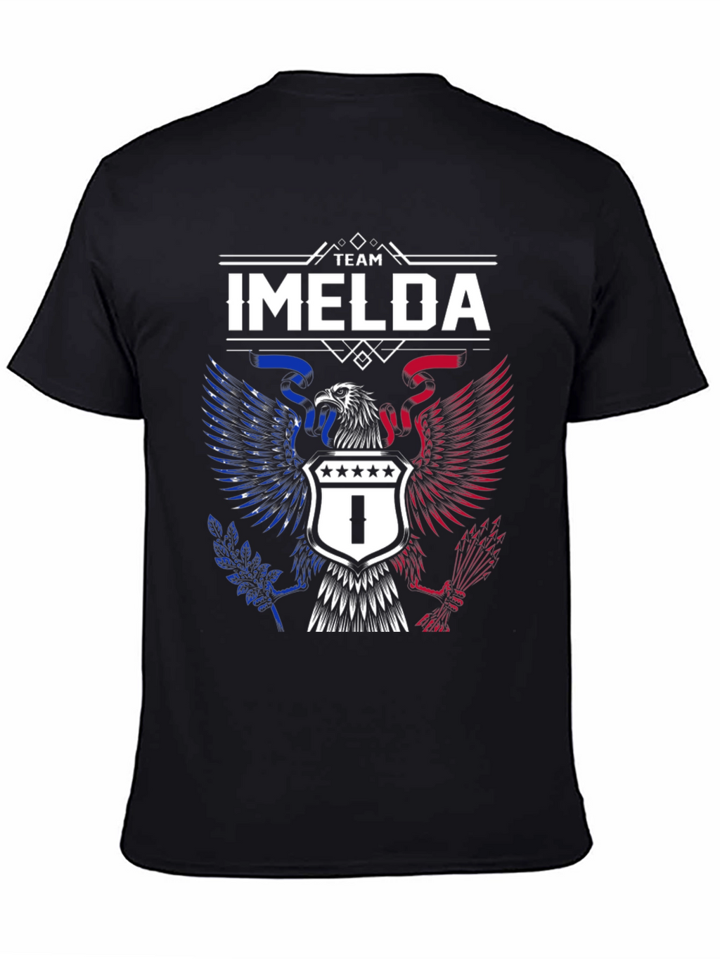 Team Imelda Patriotic Eagle Graphic T-Shirt