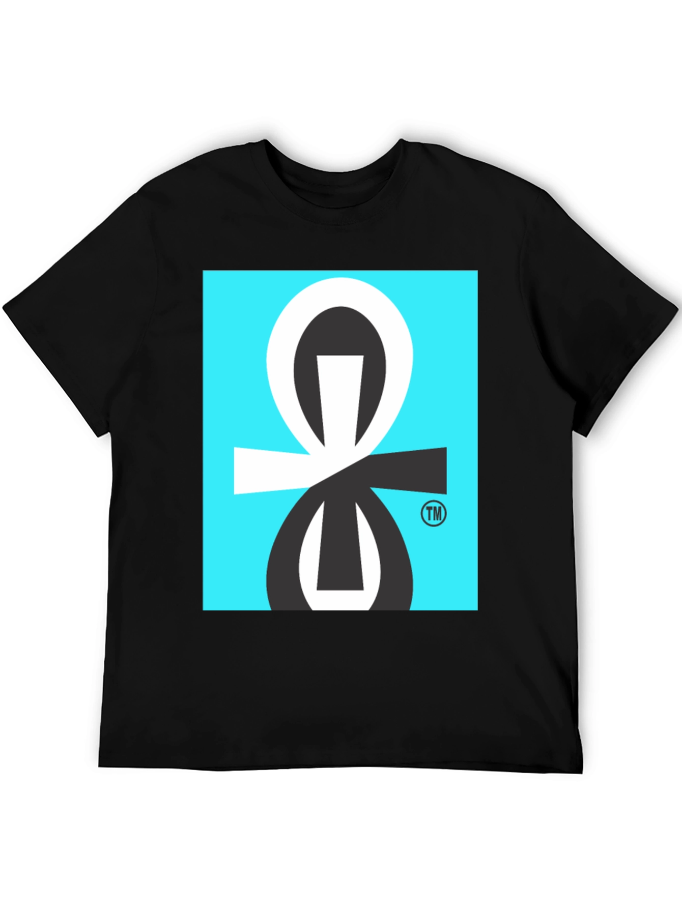 Graphic Tee with Abstract Geometric Design