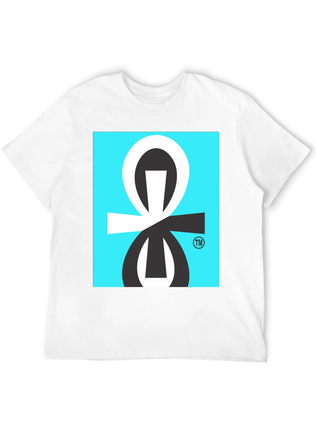 Graphic Tee with Abstract Geometric Design