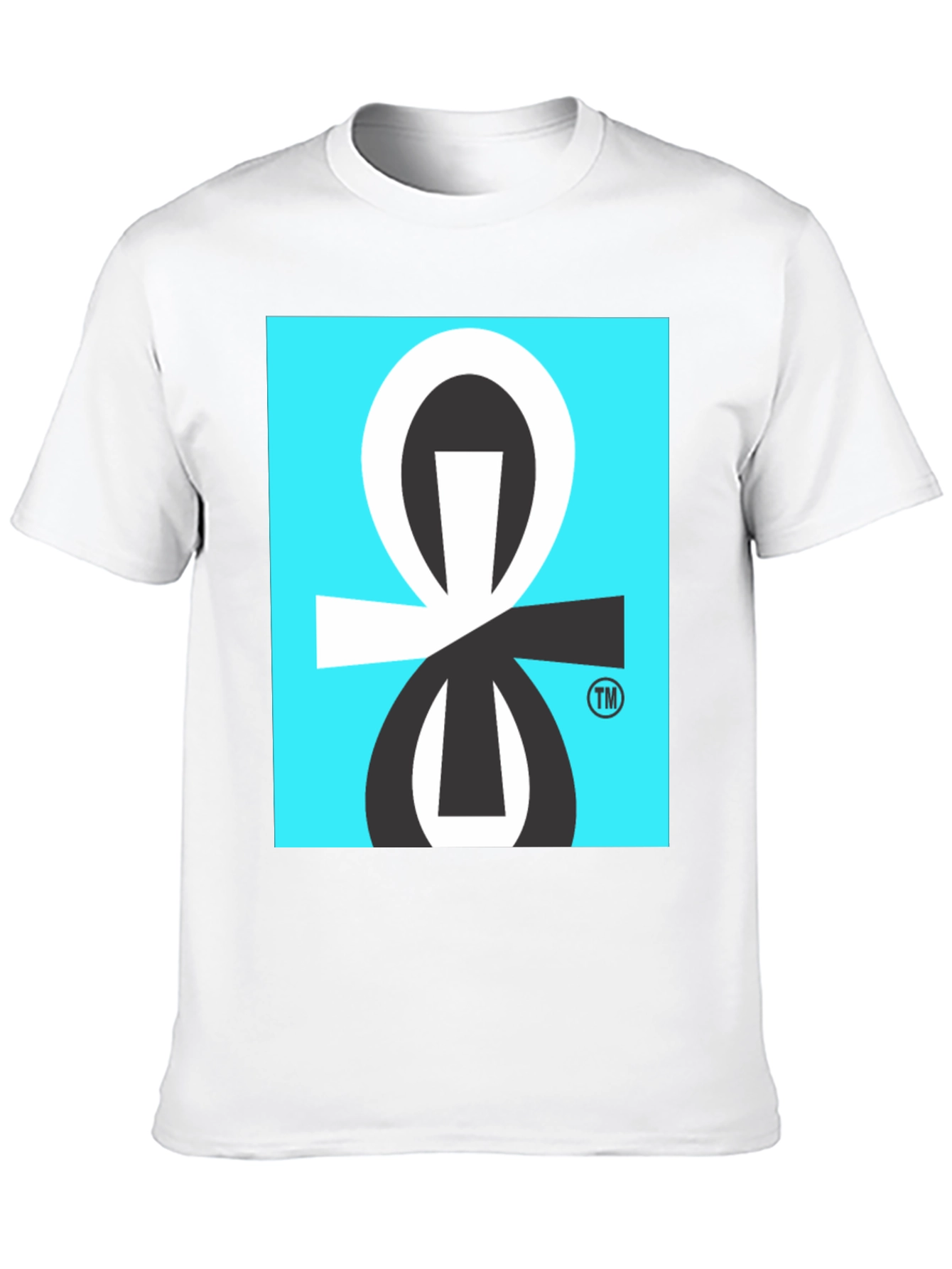 Graphic Tee with Abstract Geometric Design