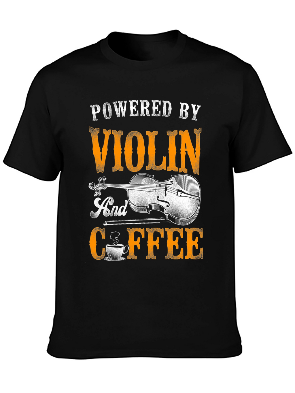 Powered by Violin and Coffee T-Shirt