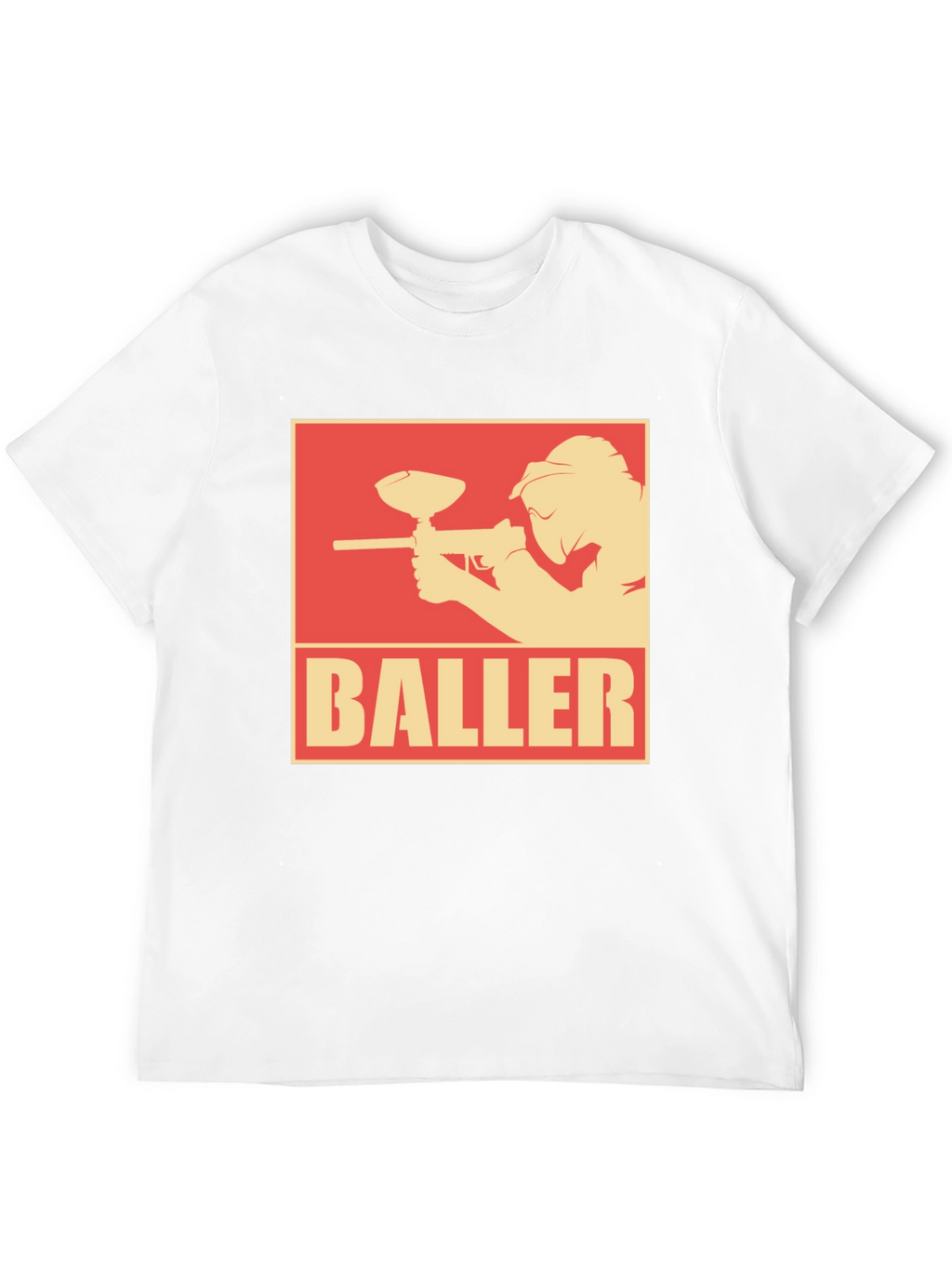 Baller Paintball T-Shirt - Black Graphic Tee
