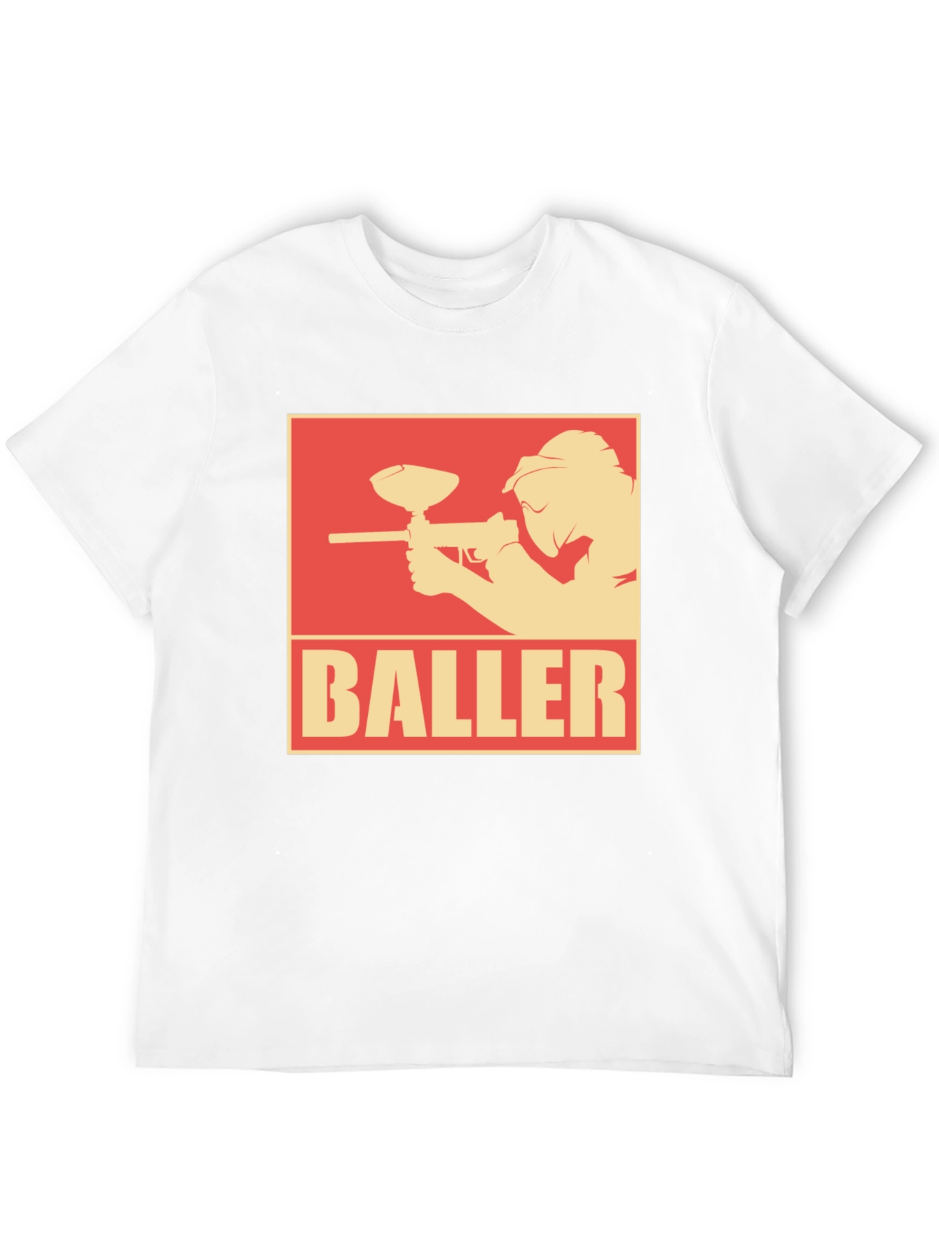 Baller Paintball T-Shirt - Black Graphic Tee