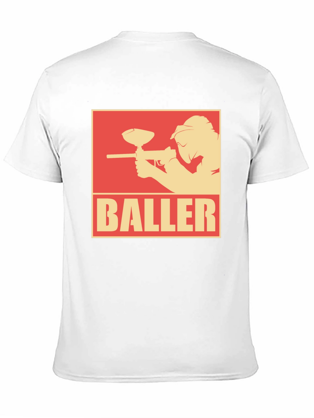 Baller Paintball T-Shirt - Black Graphic Tee
