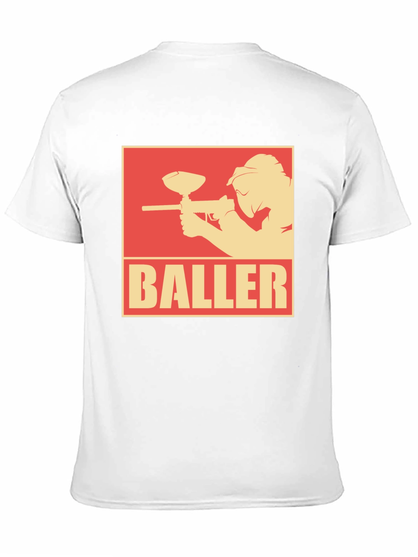 Baller Paintball T-Shirt - Black Graphic Tee