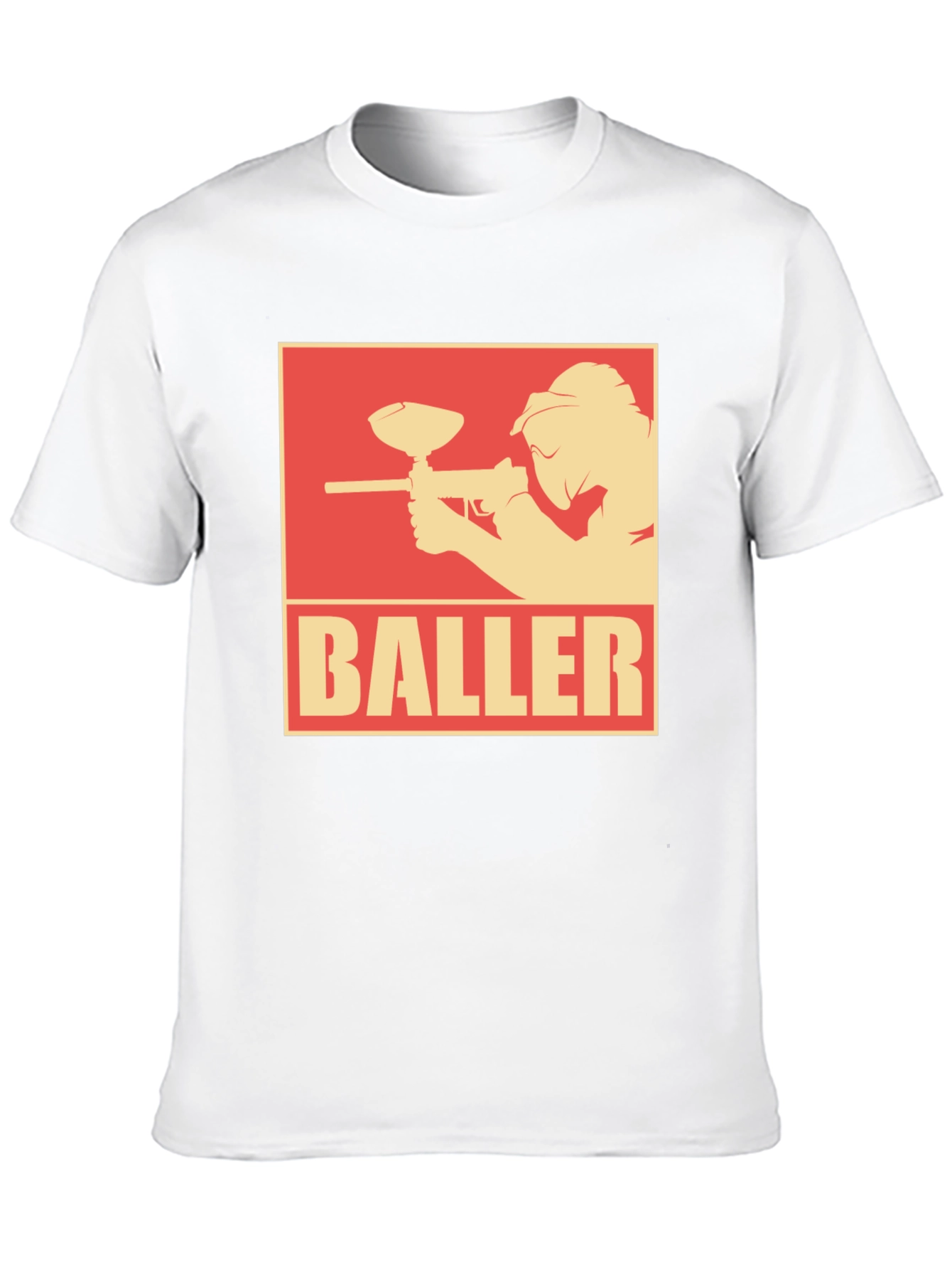 Baller Paintball T-Shirt - Black Graphic Tee