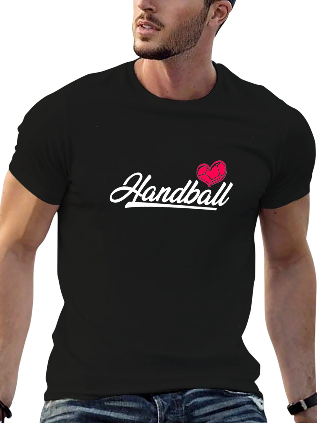 Handball Heart T-Shirt - Sporty & Stylish