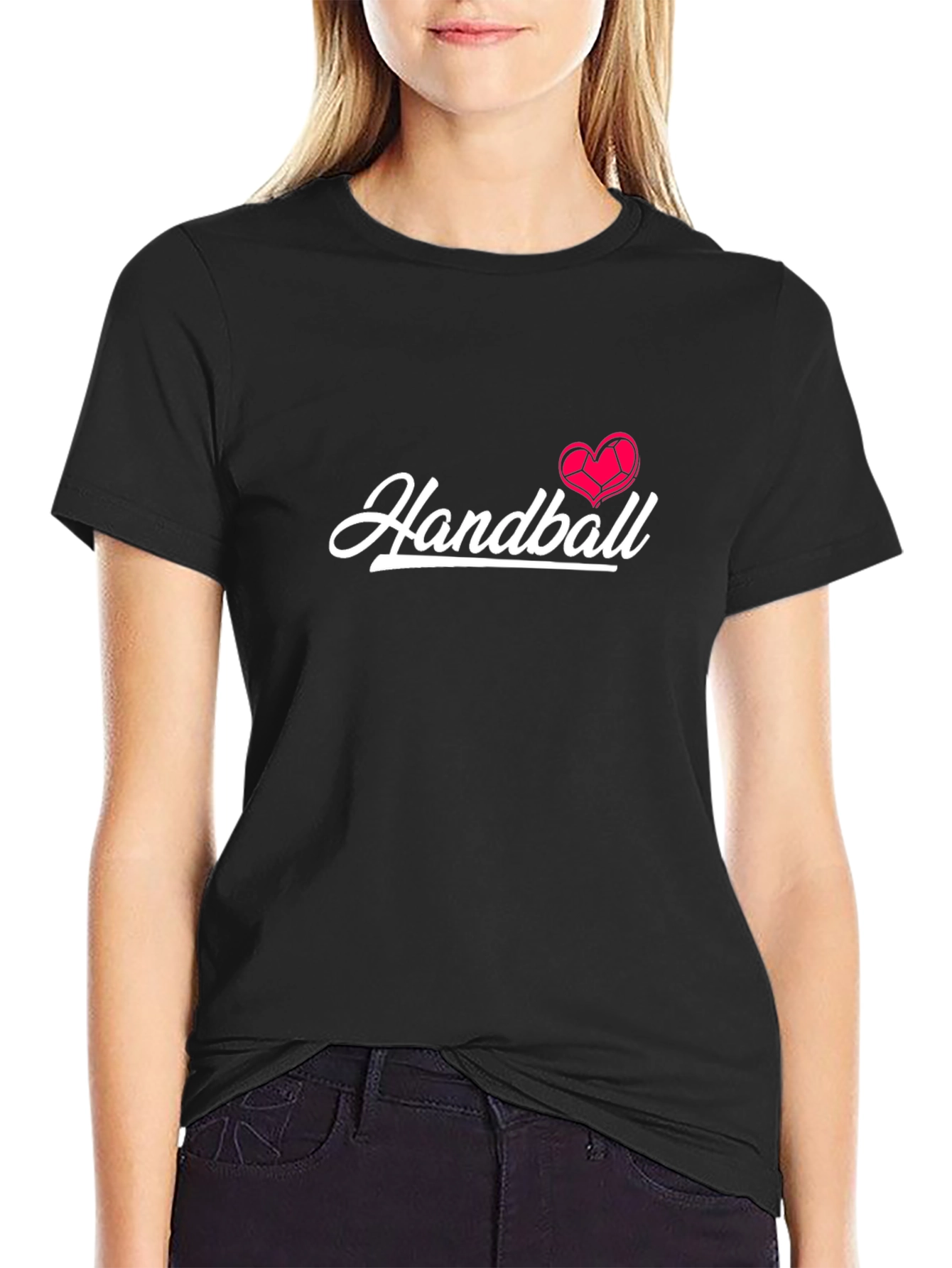 Handball Heart T-Shirt - Sporty & Stylish