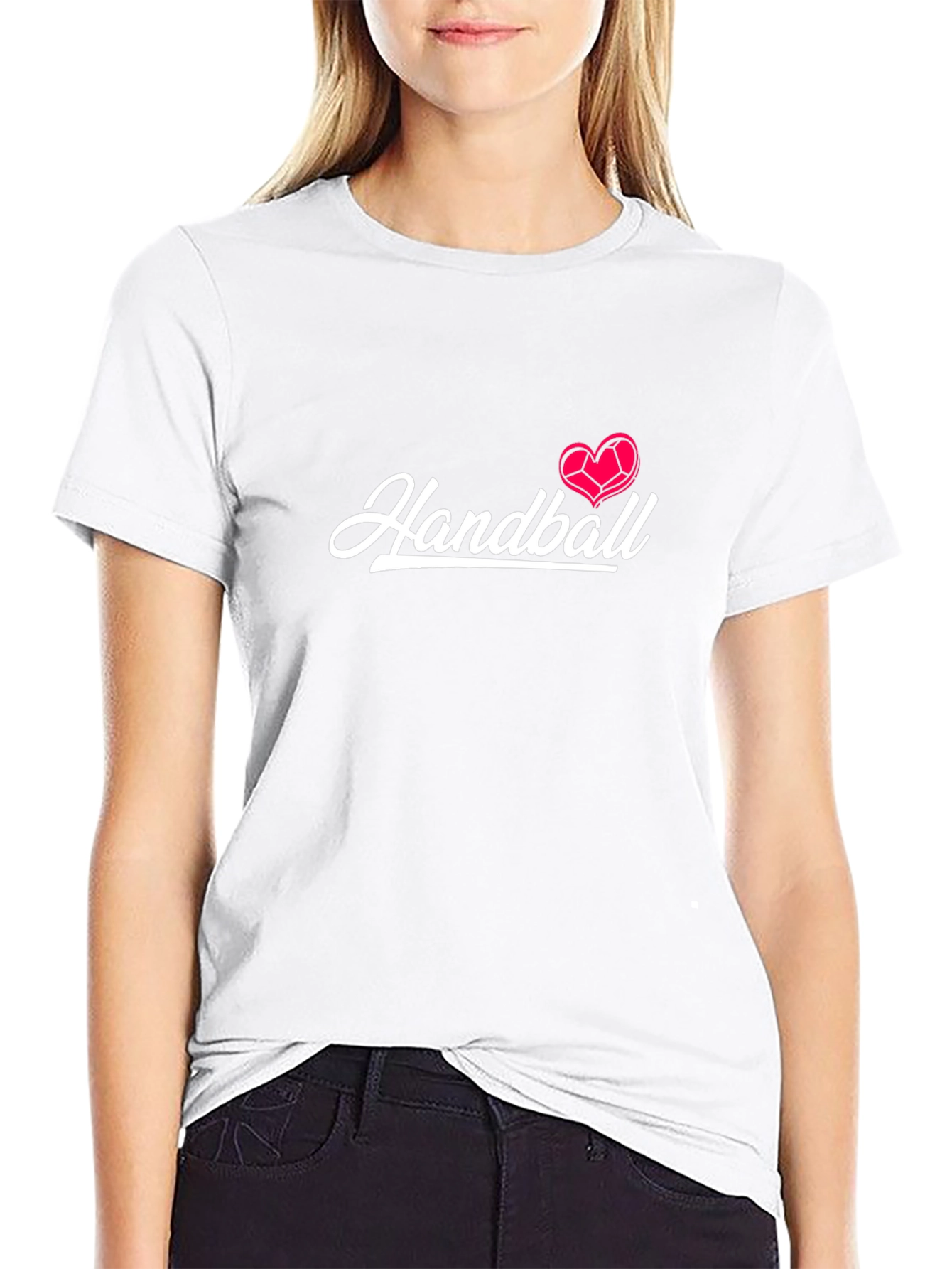 Handball Heart T-Shirt - Sporty & Stylish