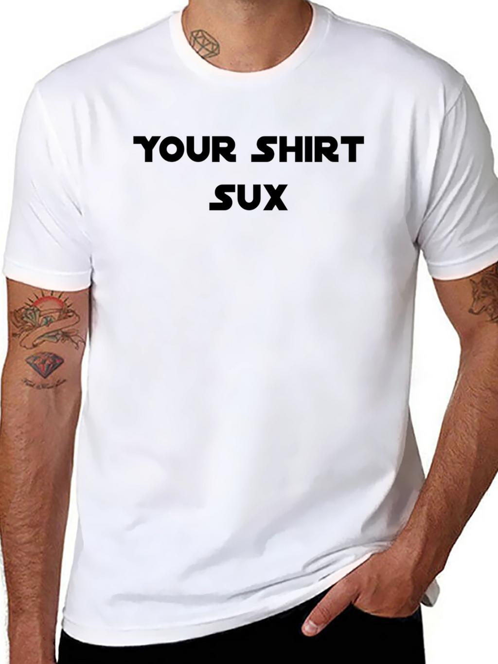 Your Shirt Sux Graphic Tee - Black