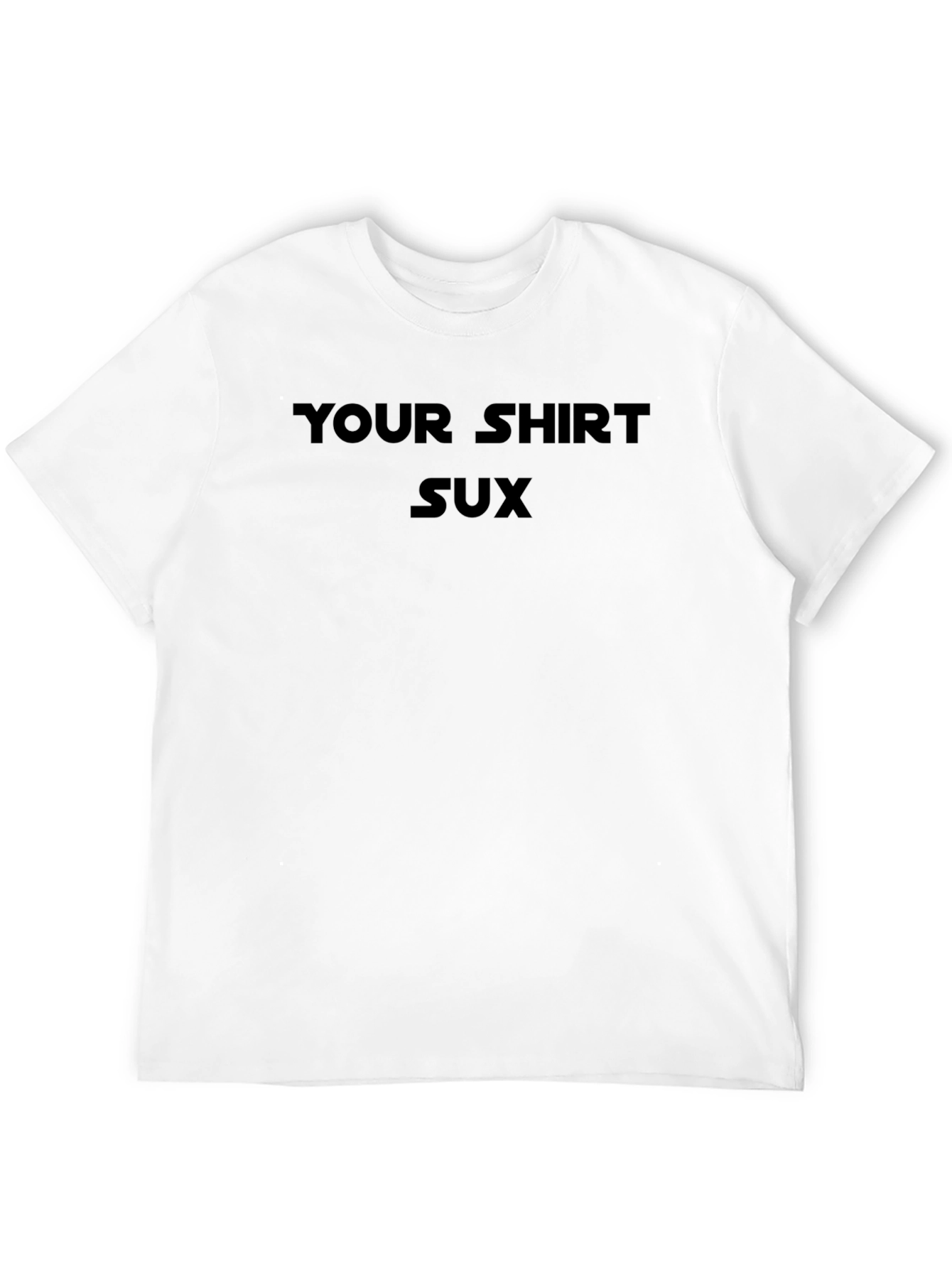 Your Shirt Sux Graphic Tee - Black