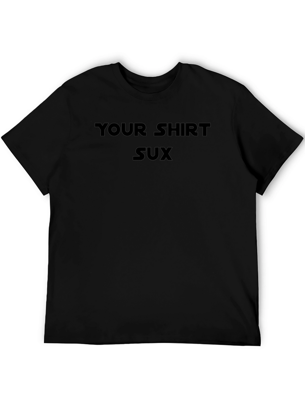 Your Shirt Sux Graphic Tee - Black