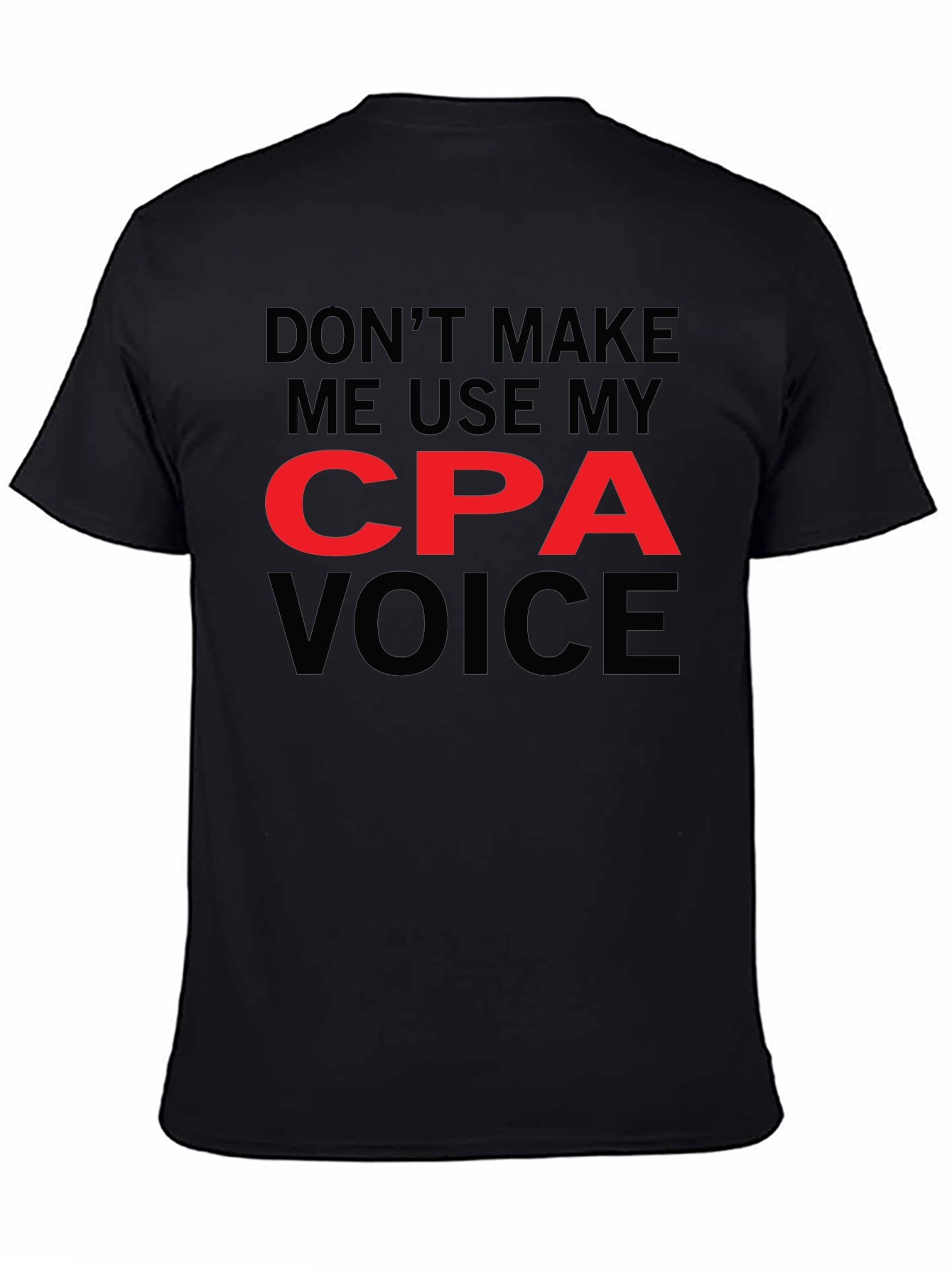 CPA Voice Graphic Tee - Funny Accountant T-Shirt