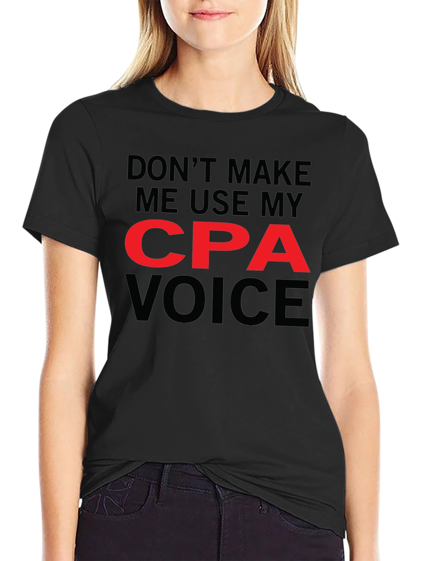 CPA Voice Graphic Tee - Funny Accountant T-Shirt