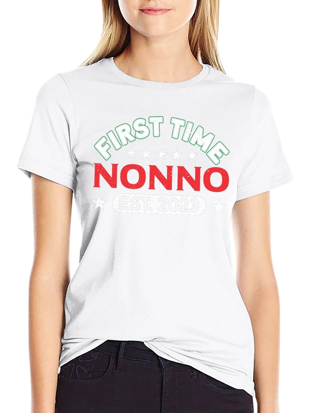 First Time Nonno Est. 2023 T-Shirt