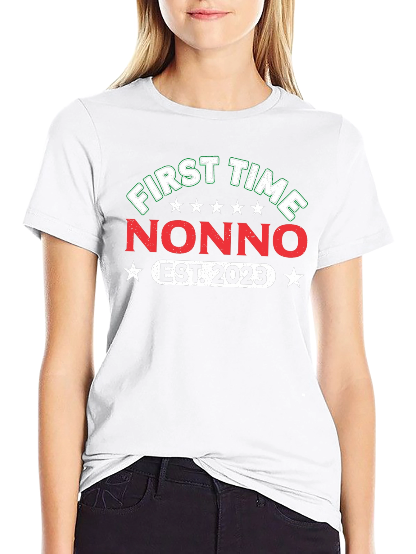 First Time Nonno Est. 2023 T-Shirt