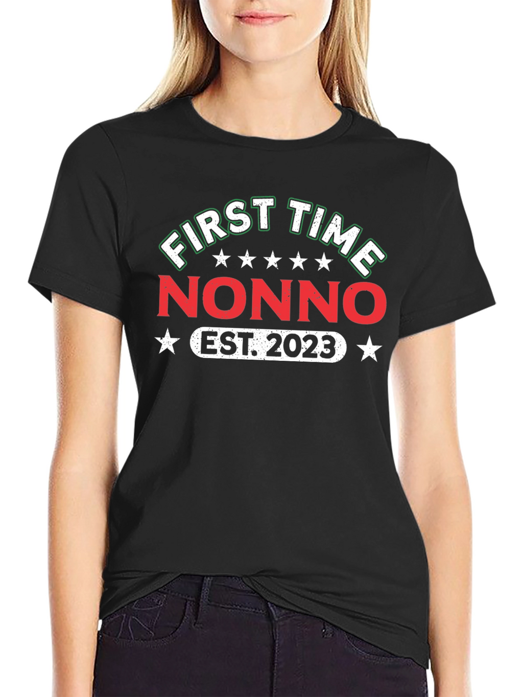 First Time Nonno Est. 2023 T-Shirt