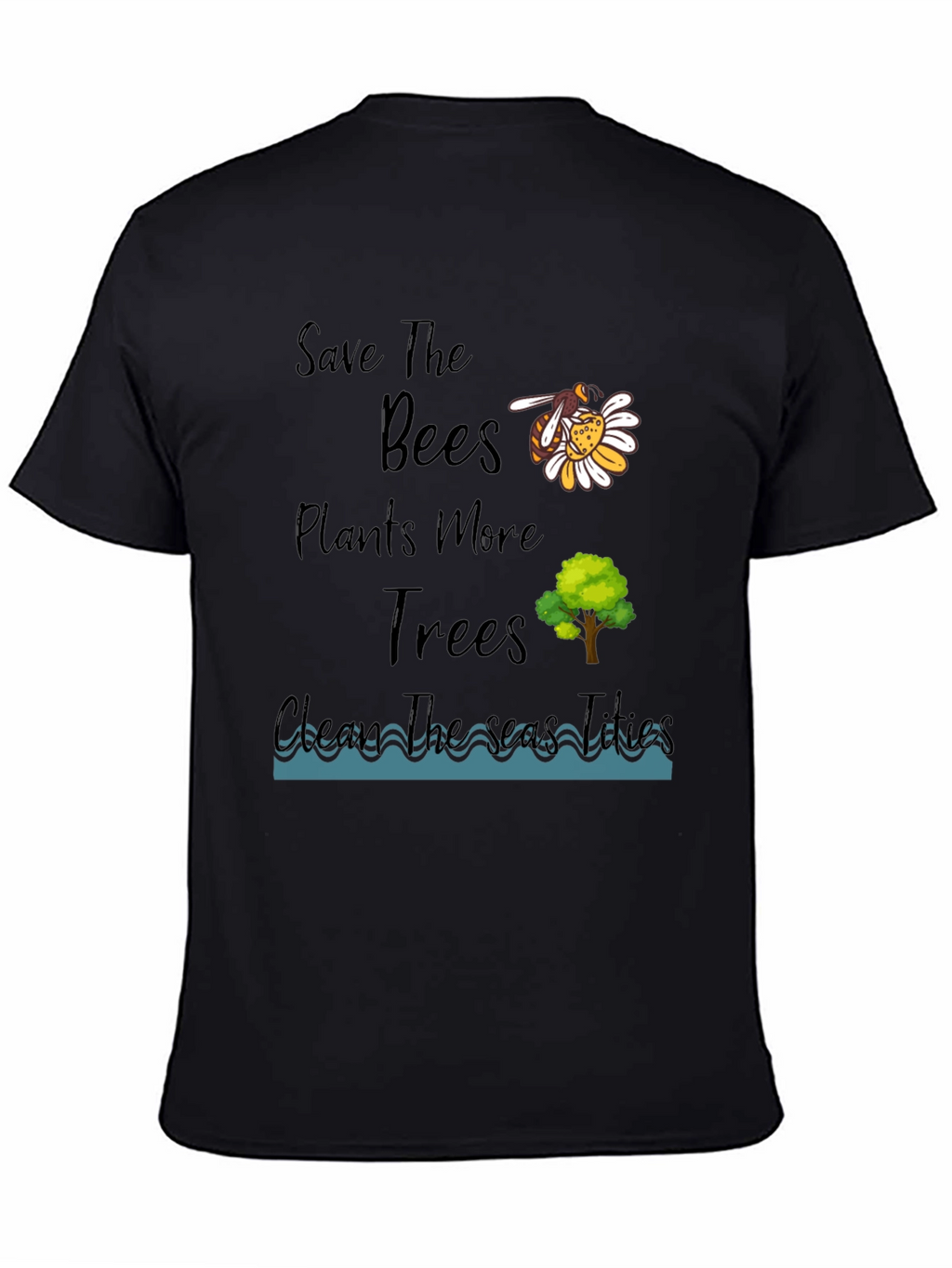 Eco-Friendly Graphic Tee - Save the Bees