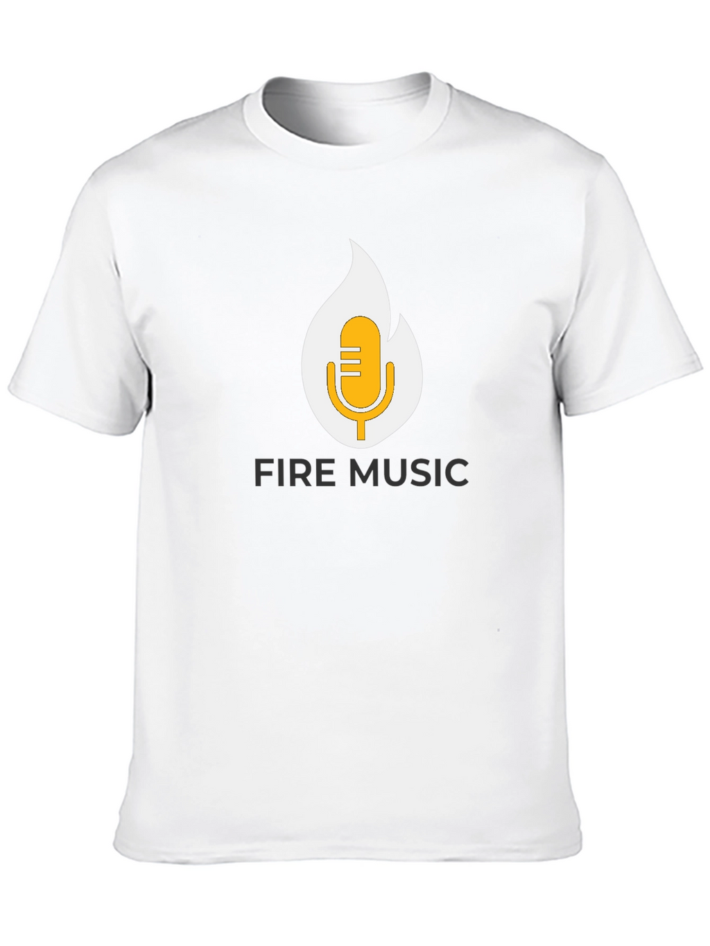 Fire Music T-Shirt - Black Graphic Tee