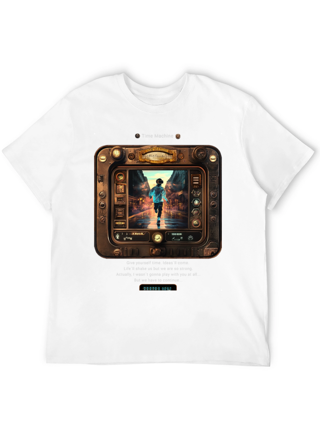 Time Machine Graphic Tee - Retro Future Style