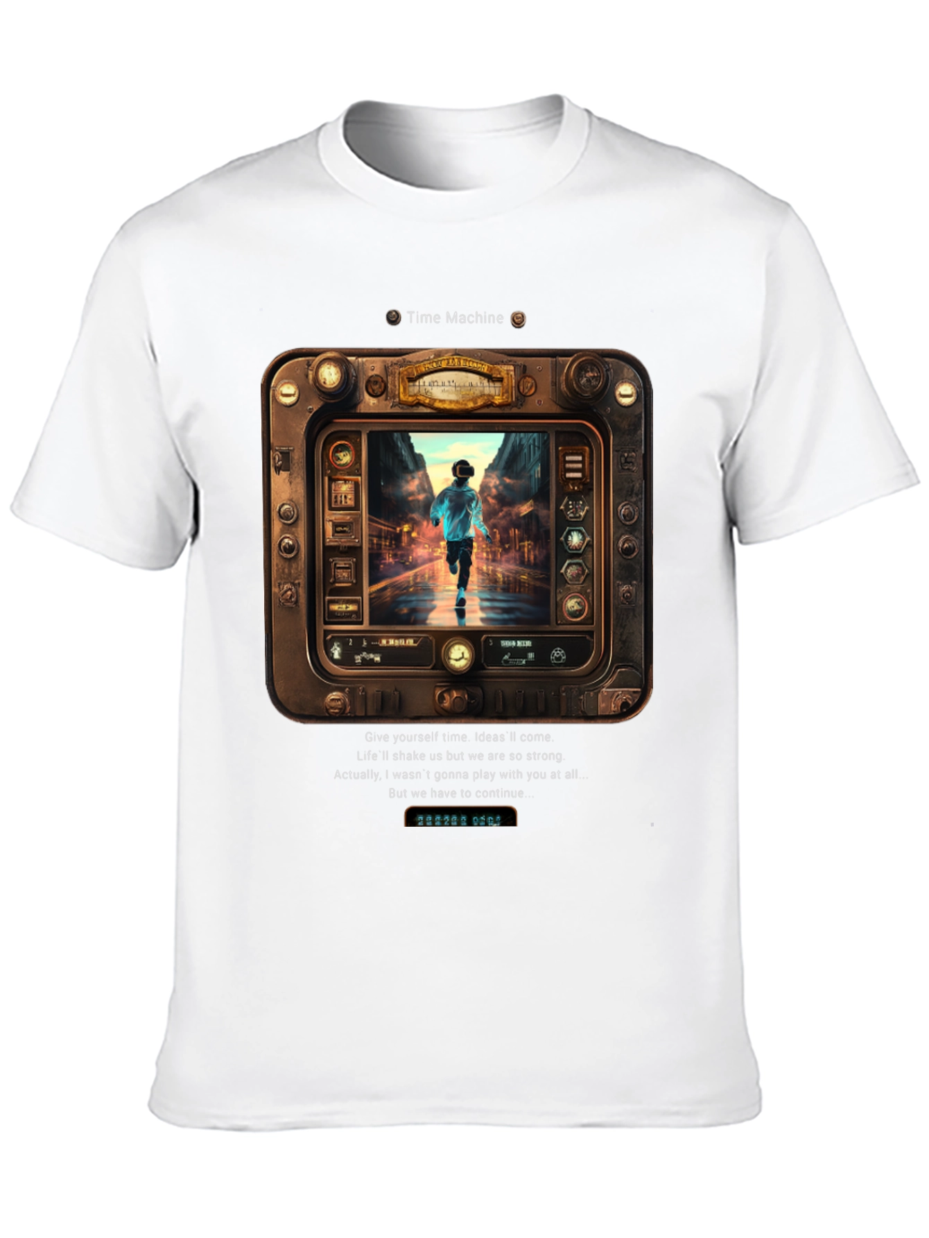 Time Machine Graphic Tee - Retro Future Style