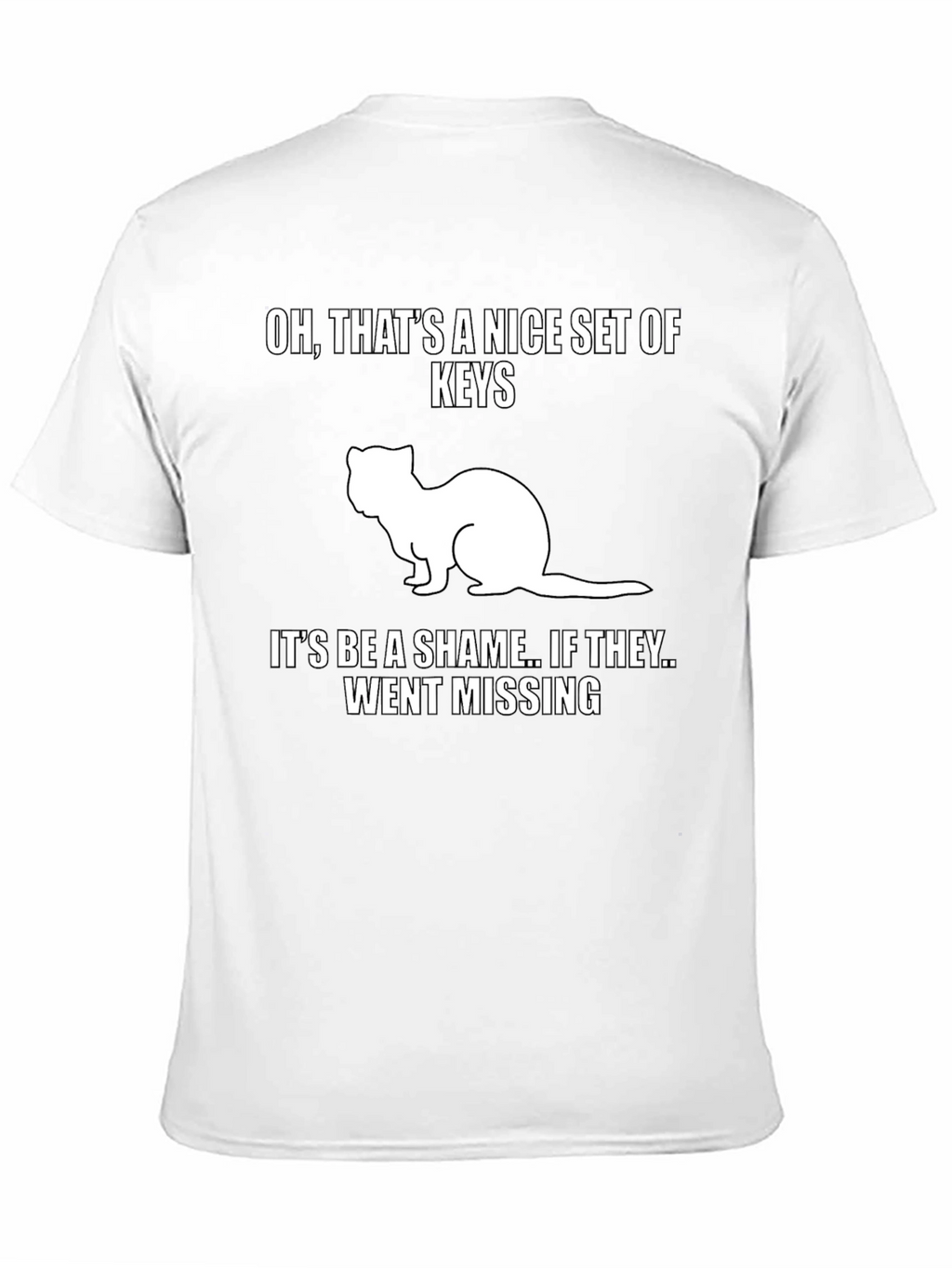 Funny Ferret Keys Graphic Tee